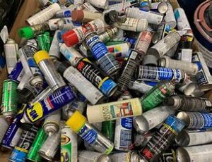Aerosol cans, often used for products like spray paint and air fresheners. And recycling of Aerosol cans can save our planet?
