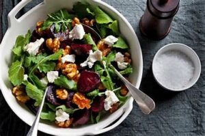 You can use walnuts in salads to add a crunchy texture and a rich, earthy flavor.
