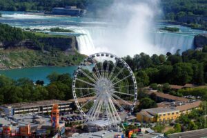 Witness the awe-inspiring beauty of Niagara Falls, one of the world's most famous natural wonders.