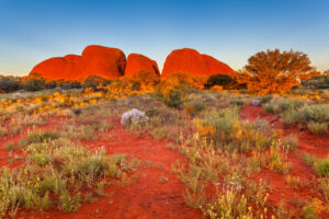 Comprising a series of large, domed rock formations, Kata Tjuta offers stunning hiking trails that allow visitors to immerse themselves in the natural beauty of the area. The Valley of the Winds walk is particularly popular.