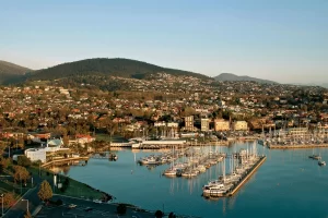 Hobart, Tasmania is a charming waterfront city known for its historic architecture, vibrant arts scene, and stunning natural beauty. It's a perfect place for weekend getaway destinations in Australia. 