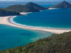 Fingal Bay is a hidden gem in Port Stephens, known for its tranquil beach, sand dunes, and nature reserves.