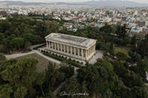 The Ancient Agora in Athens, Greece, was the heart of ancient Athenian life. Explore its ruins to discover temples, stoas, and the iconic Temple of Hephaestus, offering a glimpse into ancient Greek civilization.
