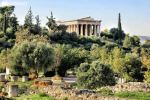 Athens has well-preserved Doric temples, dedicated to the god of craftsmanship, and impressive architecture, adorned with intricate carvings that are historic tourist attractions.