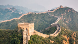 Great Wall at sunset, Jinshanling, China