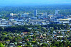 Aerial view of Brunei.