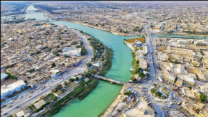 Aerial view of Iraq.