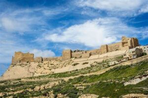 Located in the town of Al-Karak, Kerak Castle is a Crusader fortress that dates back to the 12th century. The castle offers a fascinating glimpse into Jordan's medieval history and provides stunning views of the surrounding landscape.