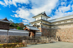 Kanazawa Castle was once the seat of the powerful Maeda clan during the Edo period. The castle's well-preserved grounds, including the iconic Ishikawa Gate and beautiful gardens, offer a glimpse into Japan's feudal past.
