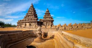 Mahabalipuram is a UNESCO World Heritage Site known for its ancient rock-cut temples, monolithic sculptures, and intricate carvings that date back to the 7th and 8th centuries.