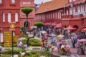 A UNESCO World Heritage Site, Malacca City is a historic port town with a rich cultural heritage.Visitors can explore the well-preserved colonial buildings, visit museums like the Baba Nyonya Heritage Museum, and stroll along the scenic Malacca River.