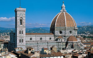 Also known as the Duomo, the Florence Cathedral is a stunning example of Renaissance architecture, with its iconic dome designed by Filippo Brunelleschi.