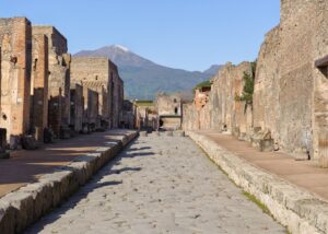 A UNESCO World Heritage Site, Pompeii was an ancient Roman city buried under volcanic ash after the eruption of Mount Vesuvius in 79 AD, offering a glimpse into daily life in antiquity.