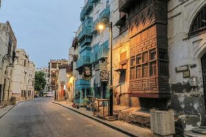 Located in the heart of Jeddah, Al-Balad is the historic center of the city and a UNESCO World Heritage Site. Its labyrinthine streets, coral-built houses, and iconic mosques offer a window into Jeddah's past as a vibrant trading hub along the Red Sea coast.