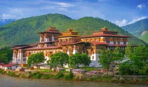 Known as the "Palace of Great Happiness," this stunning fortress-monastery at the confluence of the Pho Chhu and Mo Chhu rivers served as the administrative center and the winter residence of the central monastic body.