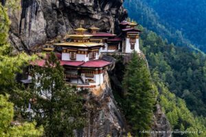 Perched on a cliffside in the Paro Valley, this iconic 17th-century monastery is one of Bhutan's most sacred sites, believed to be the meditation spot of Guru Rinpoche who introduced Buddhism to Bhutan.