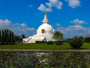 The birthplace of Siddhartha Gautama (Buddha), Lumbini is a UNESCO World Heritage Site. It is an important pilgrimage site with several monasteries, temples, and the sacred Lumbini Garden.