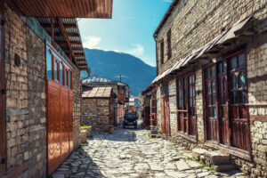 Nestled in the Greater Caucasus mountains, this ancient mountain village is famous for its traditional handicrafts and cobbled streets. It is also one of the oldest continuously inhabited places in Azerbaijan.