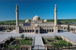 Builders originally constructed the Shamakhi Juma Mosque, one of the oldest mosques in the Caucasus, in the 8th century.