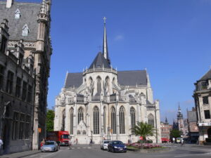 Located in Leuven, this Gothic church is notable for its stunning architecture, an impressive collection of religious art, and the famous Last Supper painting by Dirk Bouts.