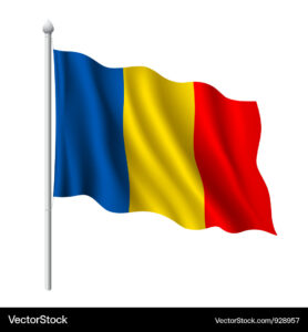 Images of flag of Romania.