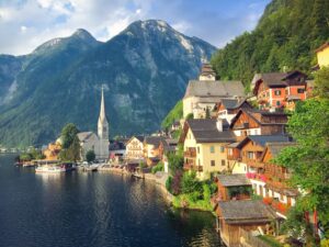 This idyllic village in the Salzkammergut region is known for its ancient salt mines, stunning lakeside setting, and its archaeological sites, including prehistoric burial sites.