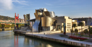 This modern and contemporary art museum in Bilbao is renowned for its innovative architecture designed by Frank Gehry.