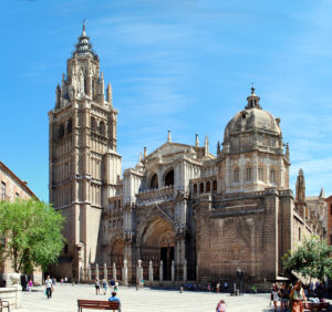 The Cathedral of Saint Mary of Toledo is a Gothic masterpiece in the historic city of Toledo, known for its stunning architecture and religious art.