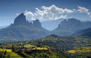 A stunning landscape of rugged mountains and deep valleys, this park is home to unique wildlife, including the gelada baboon and Ethiopian wolf, making it perfect for trekking.