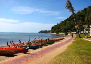 These charming towns are known for their colonial architecture, pepper plantations, and proximity to the stunning Bokor National Park. Kep is famous for its seafood, particularly crab.