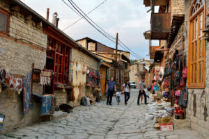 Nestled in the Greater Caucasus mountains, this ancient mountain village is famous for its traditional handicrafts and cobbled streets. It is also one of the oldest continuously inhabited places in Azerbaijan.