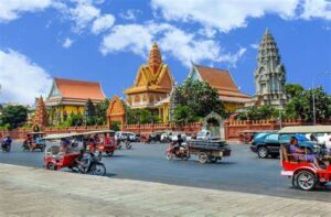 The capital city offers a blend of traditional and modern attractions. Key sites include the Royal Palace, Silver Pagoda, and the National Museum, showcasing Cambodia's rich cultural heritage.