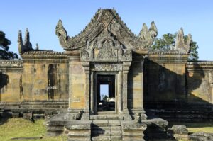 Perched on a 525-meter cliff in the Dângrêk Mountains, this temple offers breathtaking views and is known for its stunning architecture and historical significance.