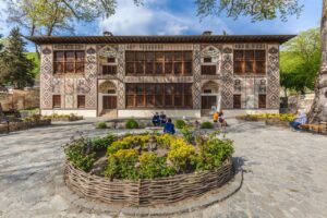 A beautiful example of 18th-century architecture, this palace features stunning stained glass windows and intricate frescoes. It was once the summer residence of the Sheki Khans.