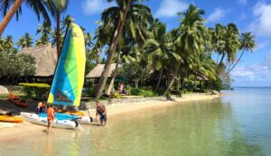 The second-largest island in Fiji is known for its diverse ecosystems, lush rainforests, and beautiful beaches, offering plenty of opportunities for adventure.