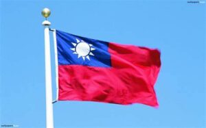 Image of the flag of Taiwan.