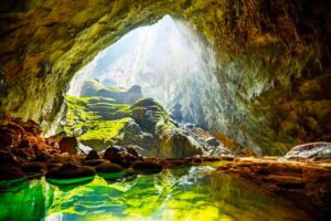 Vietnam is famous for its beautiful places for tourists. This UNESCO World Heritage Site is home to some of the world's largest and most spectacular caves, including the famous Son Doong Cave. The park offers opportunities for trekking, cave exploration, and experiencing the region's diverse wildlife.