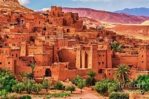 This UNESCO World Heritage site is a striking example of traditional earthen architecture and a stunning backdrop for film and television.The ksar, a fortified city, offers a glimpse into Morocco’s past.