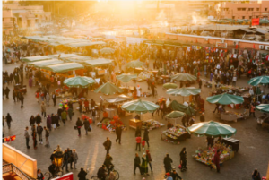 Known for its vibrant souks and rich history, Marrakech offers a sensory overload of color, sound, and scents.The Jardin Majorelle and historic medina transport visitors to another time.