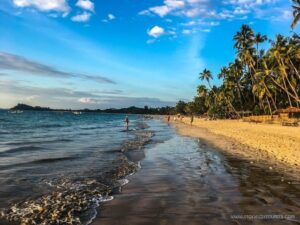 A pristine stretch of coastline with golden sand and clear blue waters, Ngapali Beach in Myanmar is one of the most beautiful sites for tourists to spend a beach holiday..Top attractions are Beach resorts, water activities, and seafood restaurants.