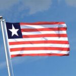 image of the flag of Liberia.