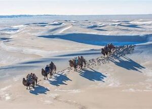 Image of the Gobi Desert in Mongolia.